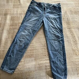 Kensie Straight Leg High Waist Jeans